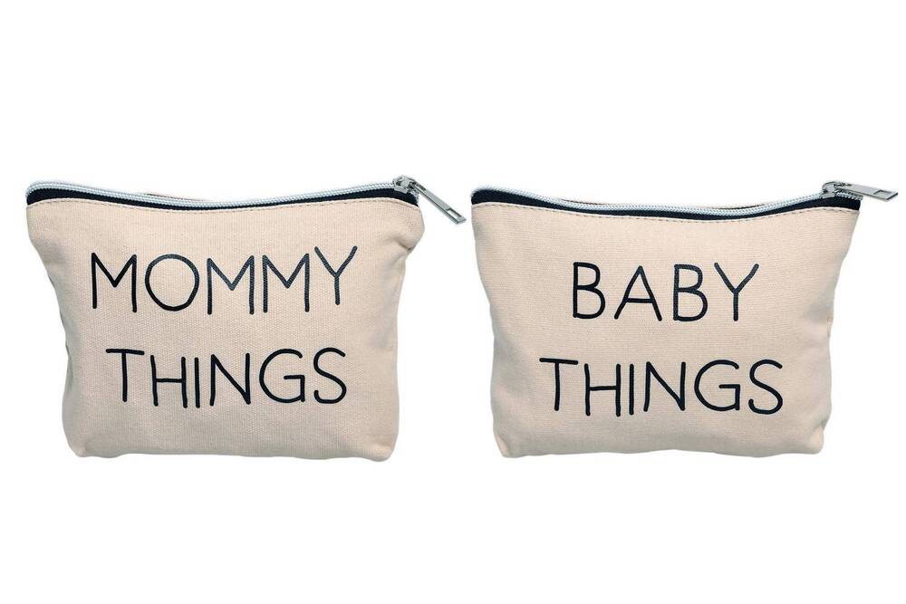 NEW PEARHEAD mom & baby organizer pouch set in beige